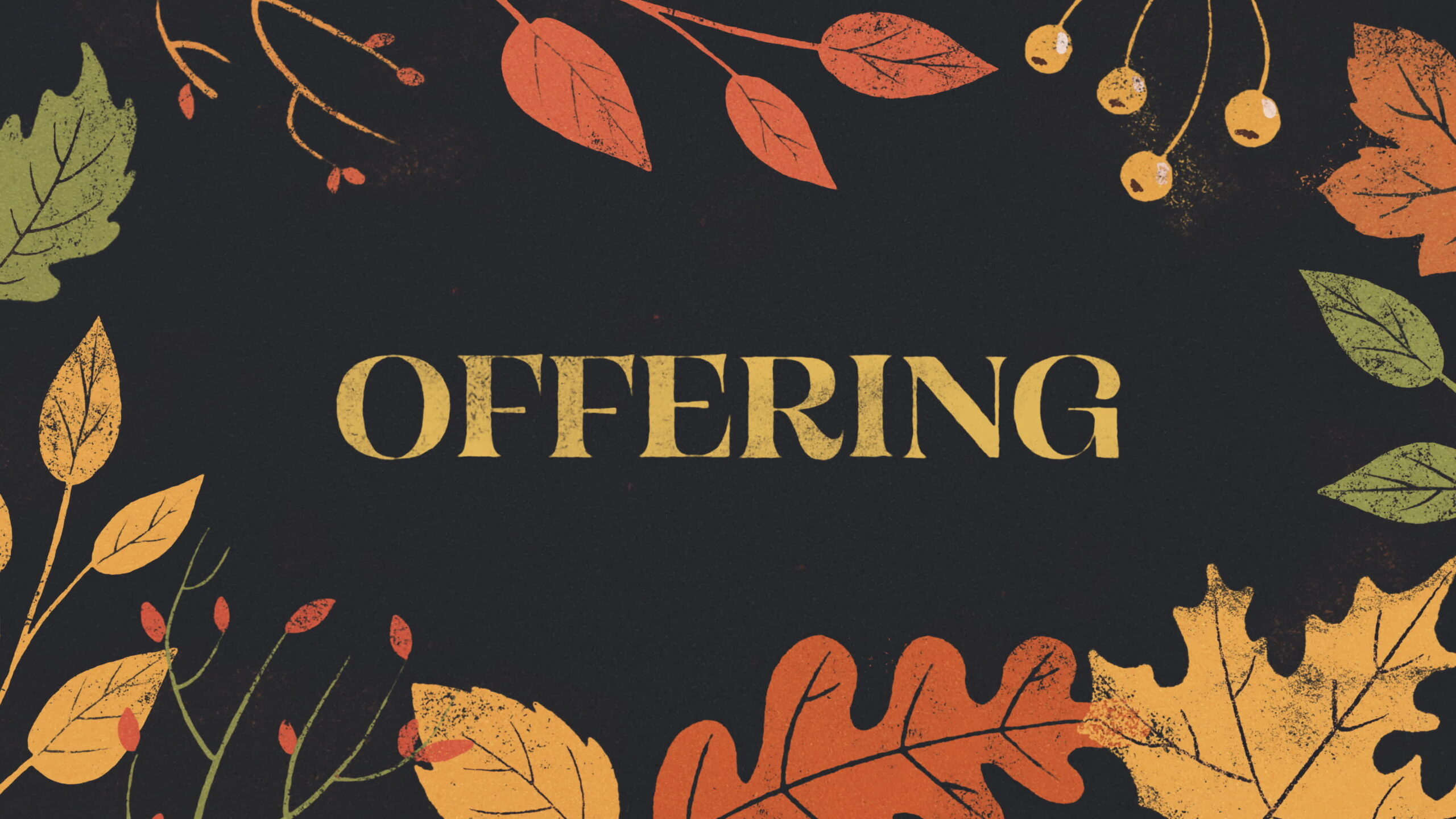 Offering – Fall Feelings