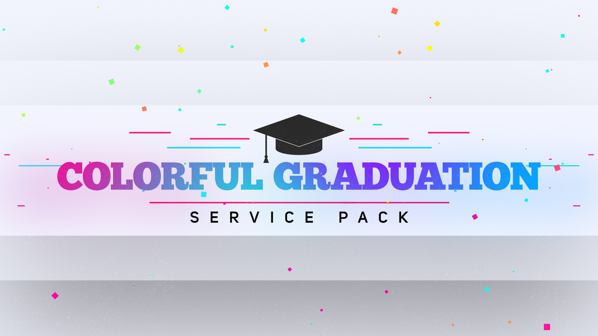 Colorful Graduation - Church Motion Backgrounds | Story Loop