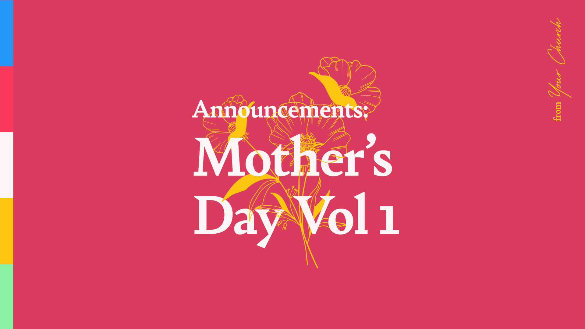 Women Mother's Day Vol 1 Editable Ministry Graphics